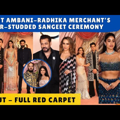 RED CARPET OF ANANT & RADHIKA SANGEET CELEBRATIONS